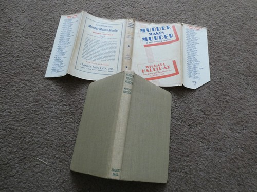 John Creasey Michael Halliday MURDER MAKES MURDER crime 1946 hbk first edition - Picture 5 of 5