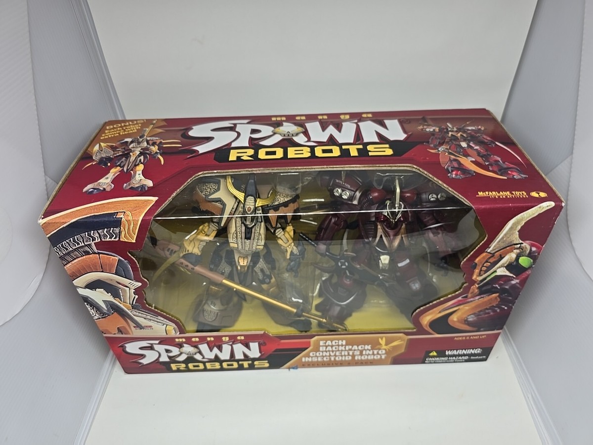 McFarlane Spawn Robots Exclusive 2-Pack Samurai Warrior Manga 