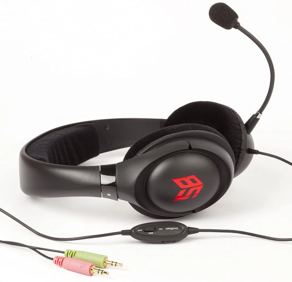 Creative Sound Blaster Blaze Gaming Headset Detachable Noise-reduction Microphon - Image 4 of 4