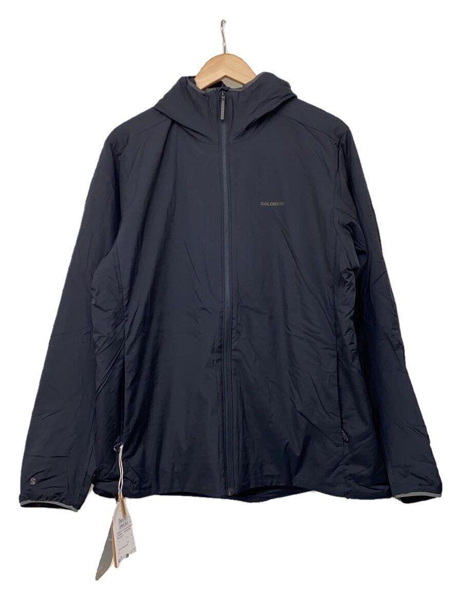 Giacca Salomon nylon L nera tinta unita LC2298000 usata