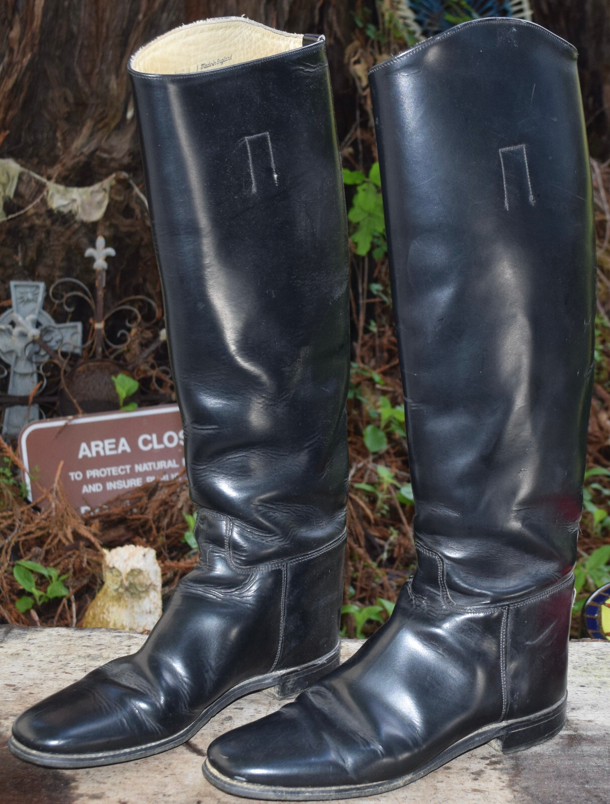 Marlborough 1591 Leather English Riding Equestrian Boots 7 1/2 eBay