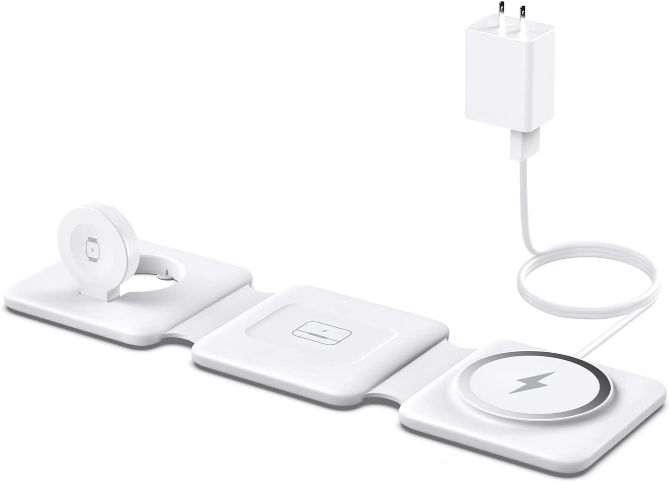 Charging Station for Apple Multiple Devices - 3 in 1 Foldable Magnetic Wireless-image