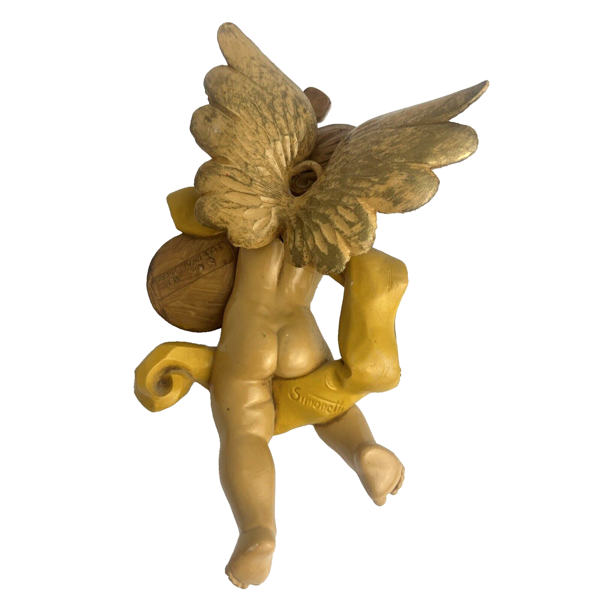Vintage 1984 Simonette Depose Italy Cherub Angel 565 Wall Decor