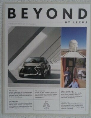 Lexus Beyond Magazin 2015. LF-SA Concept, GS F in Arizona, RC F GT3 Rennwagen.