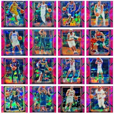 2022-23 PANINI PRIZM PINK CRACKED ICE NBA BASKETBALL CARDS - PICK YOUR CARD 