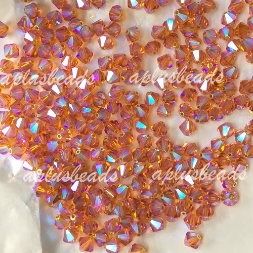 30pz Swarovski Bicone 6mm #5301/5328 AB2X Perline di cristallo - colori a scelta - Foto 6 di 6