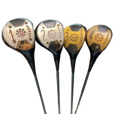 Ben Hogan Sunburst Speed Slot Wood Set 1-2-3-4 Personal Regular Flex Steel Shaft