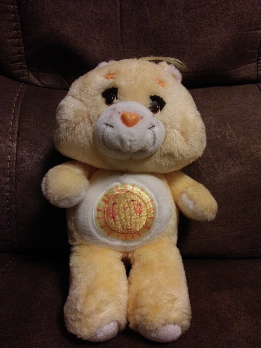 Kenner Funshine Bear Care Bear Vintage 1983 yellow smiling sun