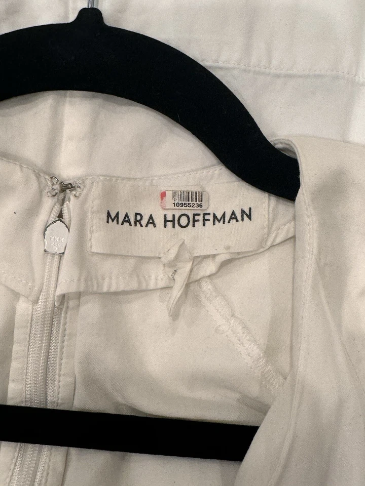 Vestido Midi Mara Hoffman Vivica Manga Longa Decote V - Tamanho 0 - Imagem 4 de 4