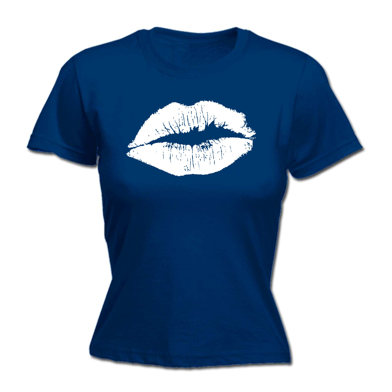 Kiss Lips - Womens T Shirt Funny T-Shirt Novelty gift tshirt