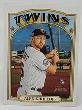 2021 Topps Heritage High Number Baseball Base Rookie #546 Alex Kirilloff RC