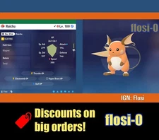 6IV Shiny Raichu Pokemon Legends ZA (Legends Z-A)