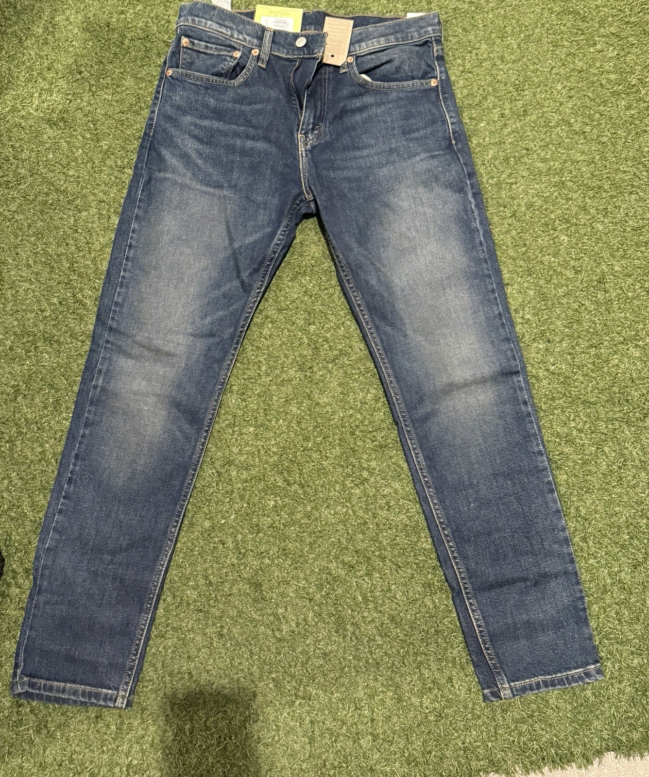 Levi's 512 Men's Jeans Blue Denim, Slim Taper Stretch Fit, 32/30 Brand New W Tag