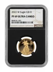2022 American Gold Eagle $10 Ounce MS 69 NGC 1/4 oz