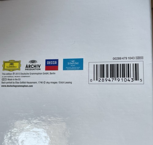 Bach - Masterworks (The Original Jackets Collection) Box Set - Foto 5 di 5