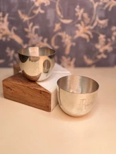 Vintage Stieff Pewter Jefferson Cups Lot Of 2