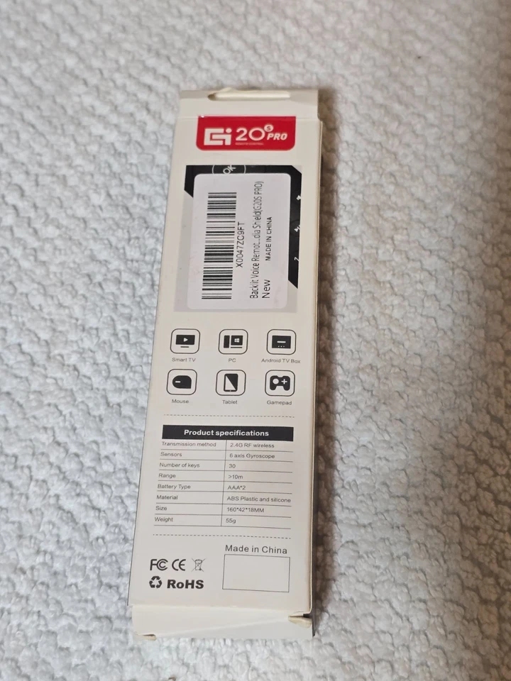 G20S Pro Backlit 2.4G Wireless Voice Remote Air Mouse w/ Gyroscope & IR Learning - Image 3 of 4