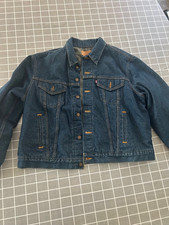 Vintage 90s Levis Blanket Lined Denim Trucker Jacket 52L 73506 0316 Made in USA
