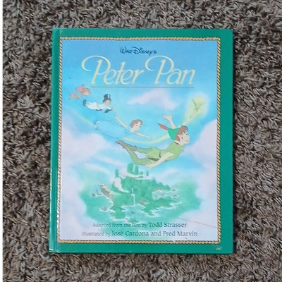 Disney Press Peter Pan Hardcover Book 1994 ISBN 1562826337 Todd Strasser