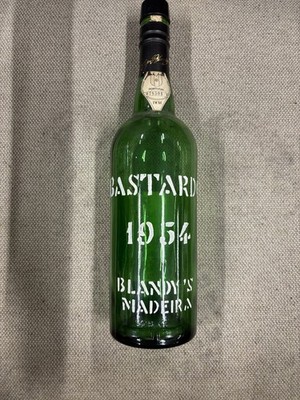 Seltene Blandys Madeira 1954 Vintage - leere Flasche