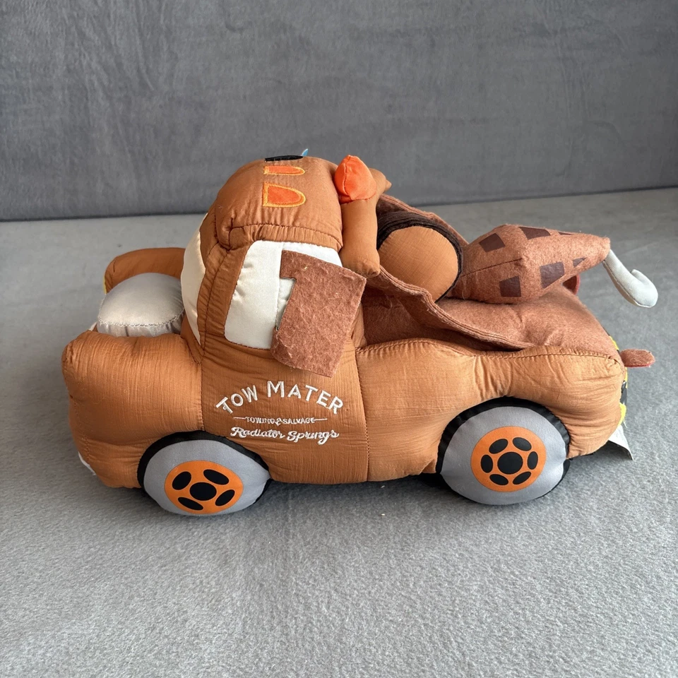 迪士尼皮克斯汽车拖母毛绒棕色 14 英寸 — 第 2/4 张图片