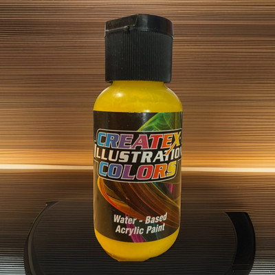 Paint - Createx Illustration Colors - 5052 - Yellow - 30 ml