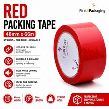 Parcel Packaging Tape Colored Sealing for Packing Boxes & Cartons 48 mm x 66 m
