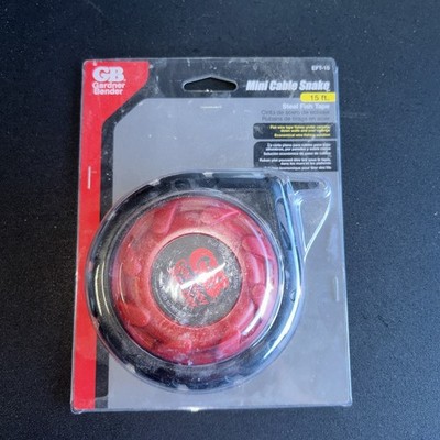 Gardner Bender EFT-15 High-Impact Mini Cable Snake Fish Tape 15 ft.