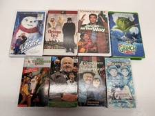 Christmas VHS Movie Lot Grinch Jingle All the Way Jack Frost Carol