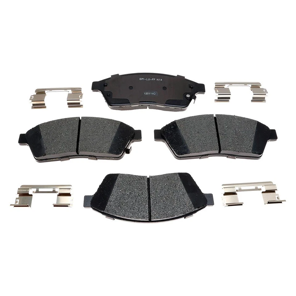 Rotores de freno delanteros + pastillas de freno de cerámica y accesorios para Cadillac SRX 2010 Foto 2 de 4