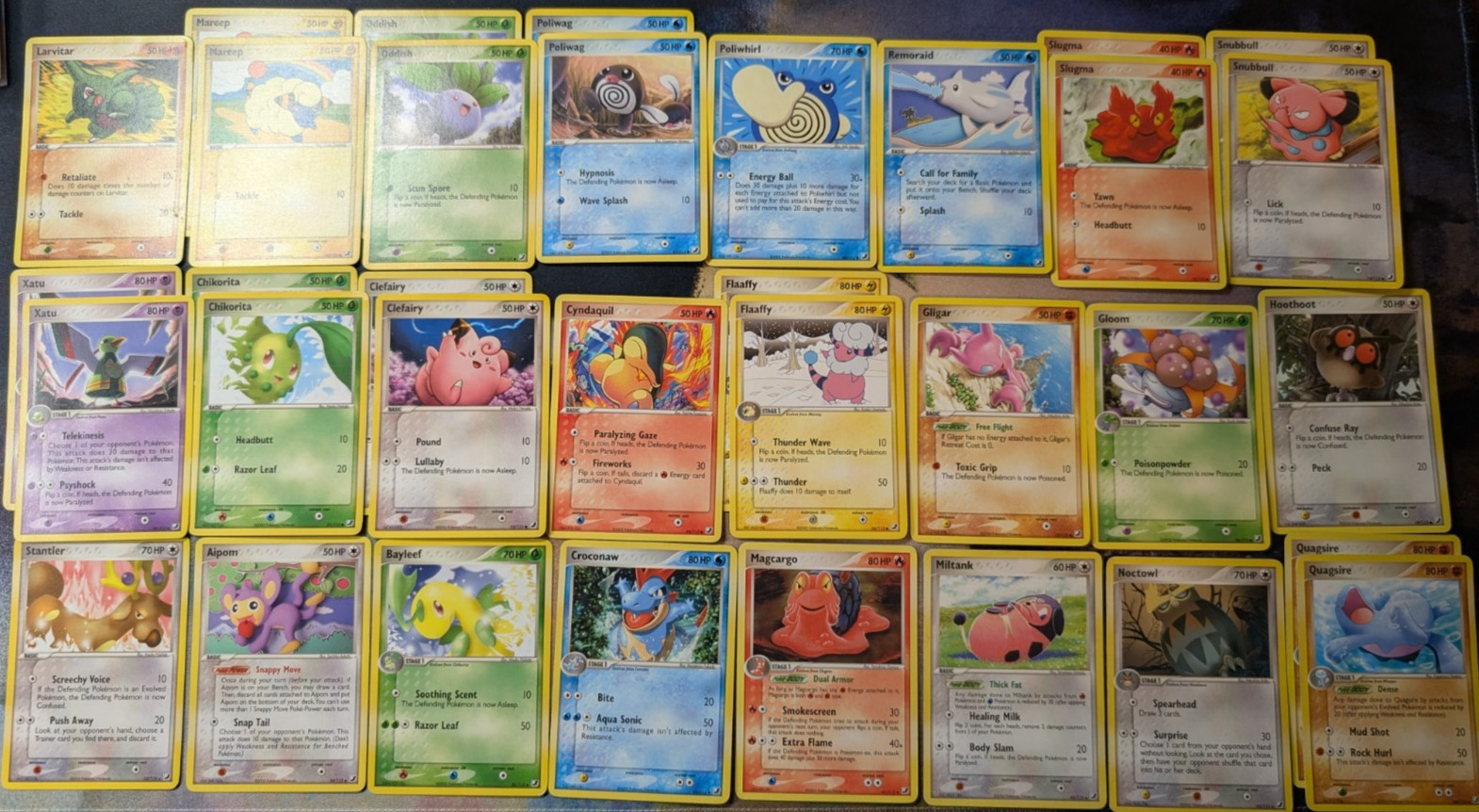 Pokemon Unseen Forces Card Lot 41 cards Played Conditions Miltank Aipom Stantler