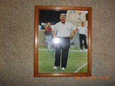Jimmy Johnson Miami Dolphins signed 8x10 photo