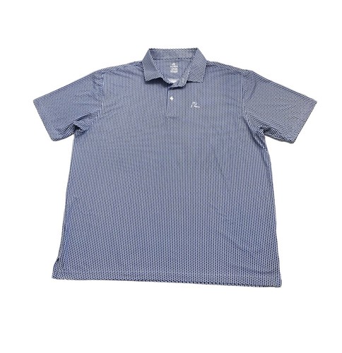 Polo Rhoback uomo 3XL bianca blu non scherzare con bandiera Texas Lone Star - Foto 2 di 9