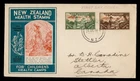 DR WHO 1946 NEW ZEALAND FDC HEALTH STAMP SEMI POST COMBO M81904