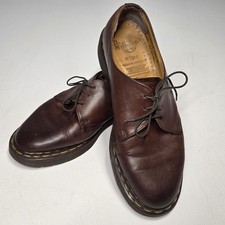 Dr. Martens 1461 Vintage Made in England Brown Leather 3-Eye Size 7