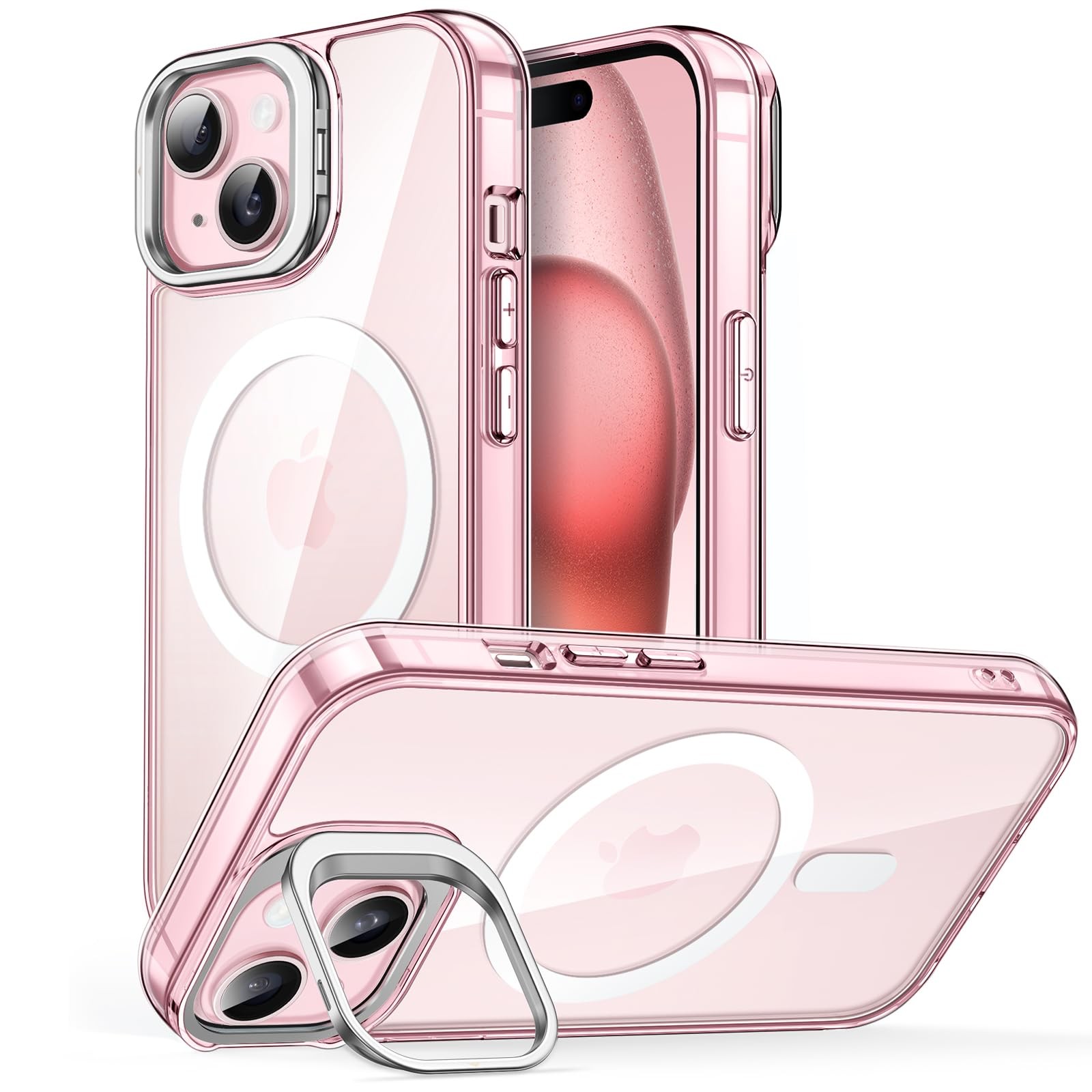 Coque Béquille iPhone 15 Plus Idéale pour Recettes de Cuisine et Vidéos