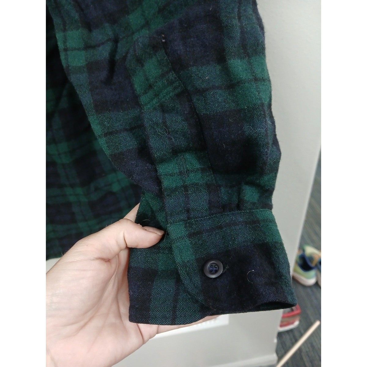 authentic vintage Pendleton Woolen Mills 100% Virgin Wool Shirt Jacket XL Long View 5