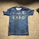 Nike Al Nassr FC Cristiano Ronaldo #7 Soccer Jersey Blue Yellow Size 176 — photo 1