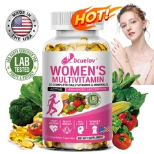 Women'S Multivitamin For Women Energy Supplement Antioxidant support 120Capsules
