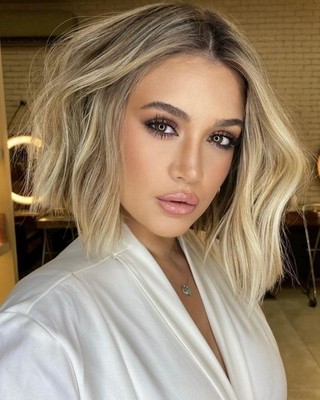 Ombre Ash Brown Blond Wigs 100% Human Hair Wave Lace Front Wigs 13x4 for Women