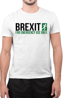 Lustiges Tumblr-T-Shirt Brexit nur für den Notfall Politik Neuheit