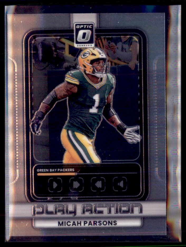 2025 Donruss Optic Play Action Micah Parsons Green Bay Packers #11