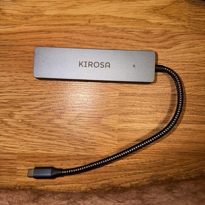 9 in 1 USB C Hub Multiport Adapter for MacBook Pro Air: KIROSA USB C to 4K HD...