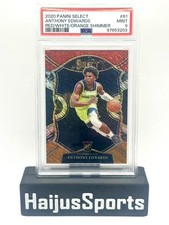 2020 PANINI SELECT RED/WHITE/ORANGE SHIMMER #61 ANTHONY EDWARDS RC PSA 9