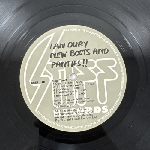 Ian Dury - New Boots and Panties Stiff Records 1977 SEEZ4 Preowned Vinyl Record - Picture 14 of 16