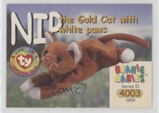 1999 Ty Beanie Babies Series 2 Nip the Gold Cat 204 mp7