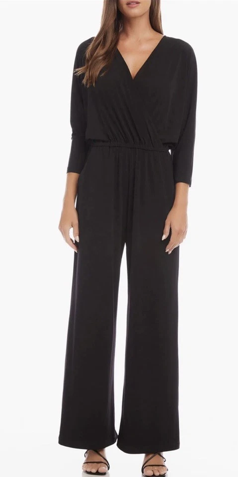 Karen Kane путешествий Джерси комбинезон размер средний новый черный - Изображение 2 из 4