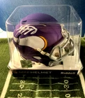 ADRIAN PETERSON AUTOGRAPHED MINI HELMENT JSA HOF
