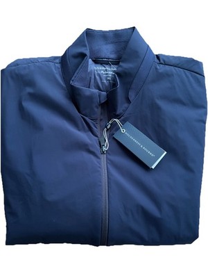 Holderness & Bourne Men's XL Navy Blue ''The King Vest'' Golf Full-Zip Vest