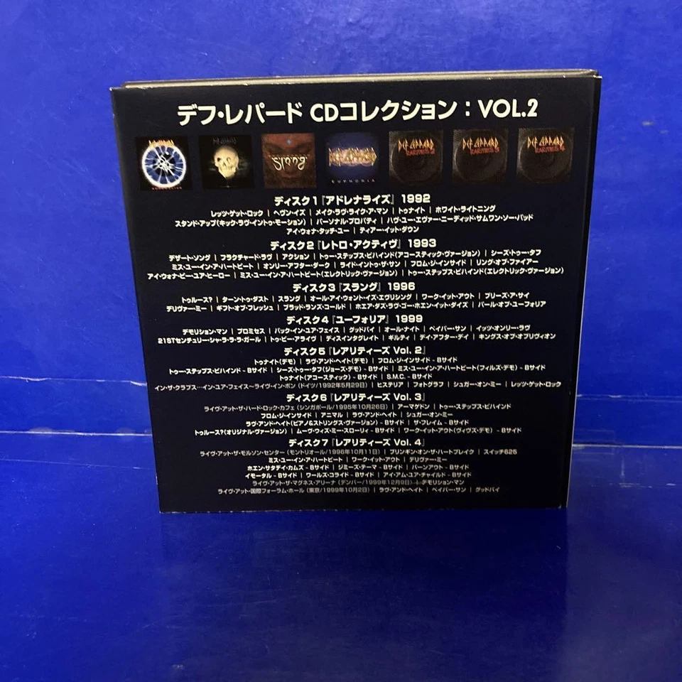 Def Leppard Cd Box Set Volumes 1-3 Remastered Collection Rock Music Limited Foto 3 de 4